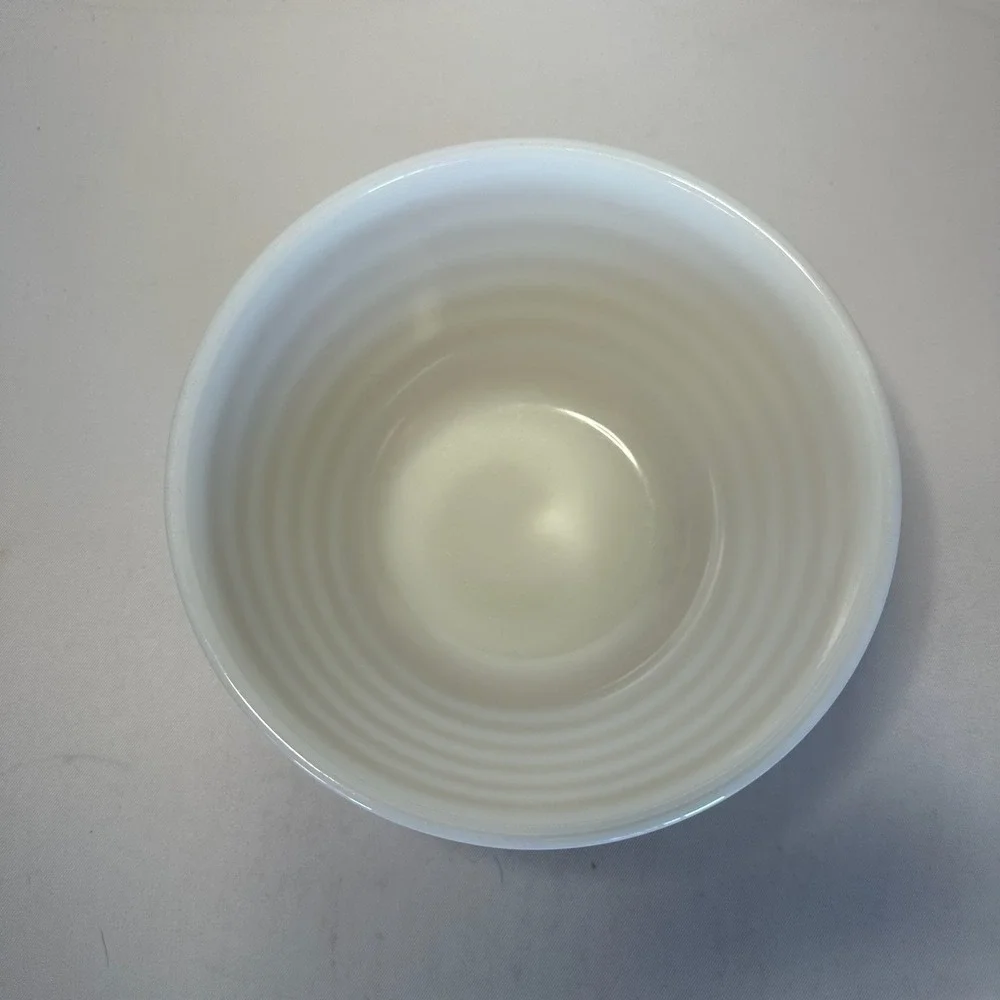 Vintage Pyrex Sandalwood Striped 1.5 Qt Glass Mixing Bowl #402 Rainbow Stripe